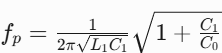 并聯(lián)諧振頻率