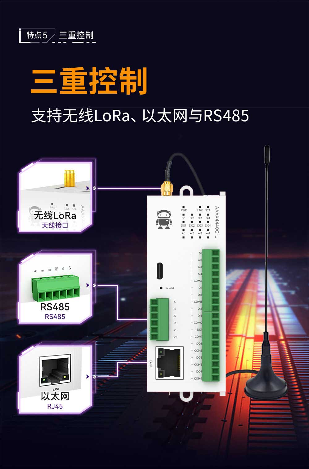 900頻段LoRa分布式遠(yuǎn)程IO模塊 (8)