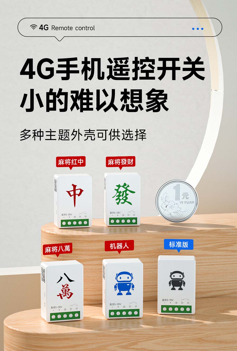 CE31-MD01L 小尺寸4G手機(jī)遙控開關(guān) (1)