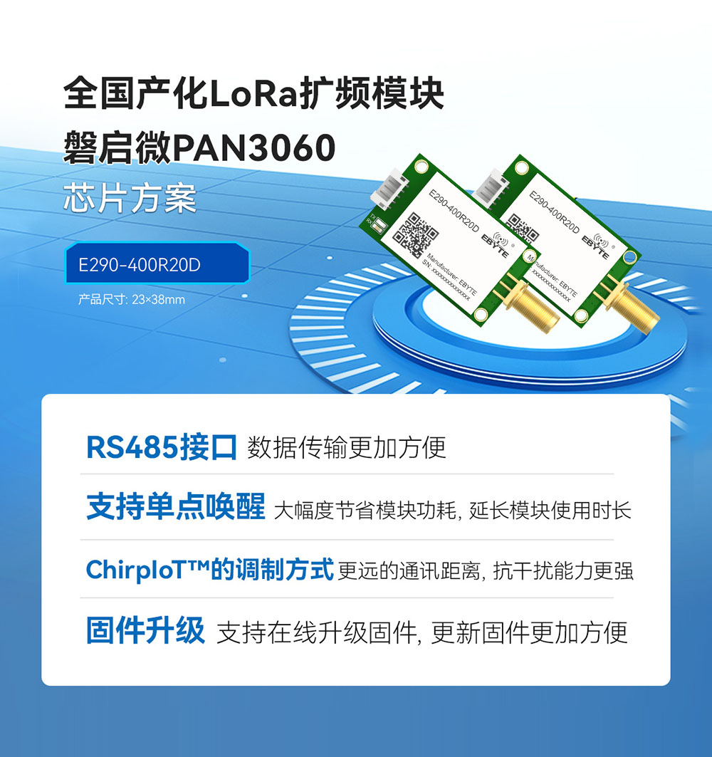 E290-400R20D 國(guó)產(chǎn)RS485接口LoRa模塊簡(jiǎn)介 (3)