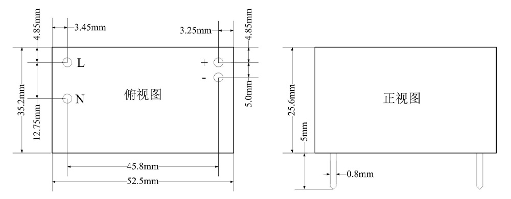 AM21-V系列引腳定義 AM21-V系列引腳定義